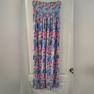 Gap women's tube top dress maxi